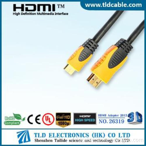 Mini Hdmi Cable type C for MTD/Camera/portable DVD/MP3